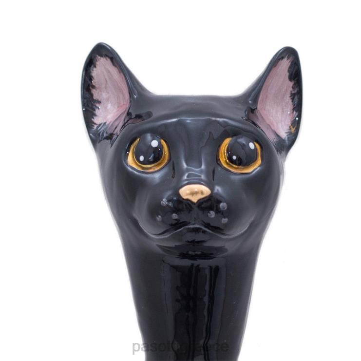 ομπρέλα | PASOTTI 189 5g284-1 k49 - ομπρέλα μαύρης γάτας και ζωηρή στάμπα 2N6B8566 γυναίκες